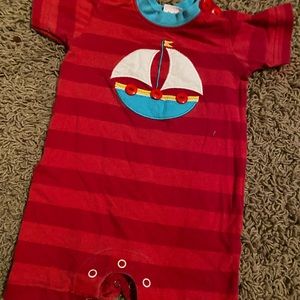 Ric Rac & Ruffles Boys romper
